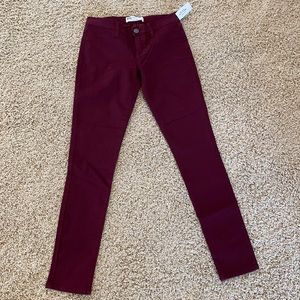 Tilly’s RSQ Miami Jegging SZ 7 NWT Burgundy Color
